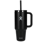 Hydro Flask All Around Travel Tumbler with Straw, 40 oz - Black - Back 2
