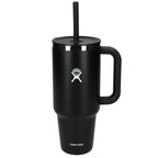 Hydro Flask All Around Travel Tumbler with Straw, 40 oz - Black - Back 3