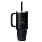 Hydro Flask All Around Travel Tumbler with Straw, 40 oz - Black - Back