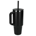 Hydro Flask All Around Travel Tumbler with Straw, 40 oz - Black - Left Angle 2