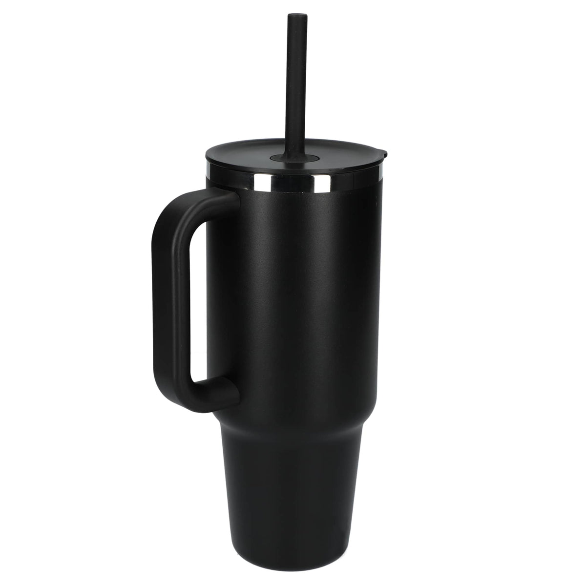 Hydro Flask All Around Travel Tumbler with Straw, 40 oz - Black - Left Angle 2