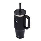 Hydro Flask All Around Travel Tumbler with Straw, 40 oz - Black - Left Angle 3