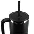 Hydro Flask All Around Travel Tumbler with Straw, 40 oz - Black - Top 2