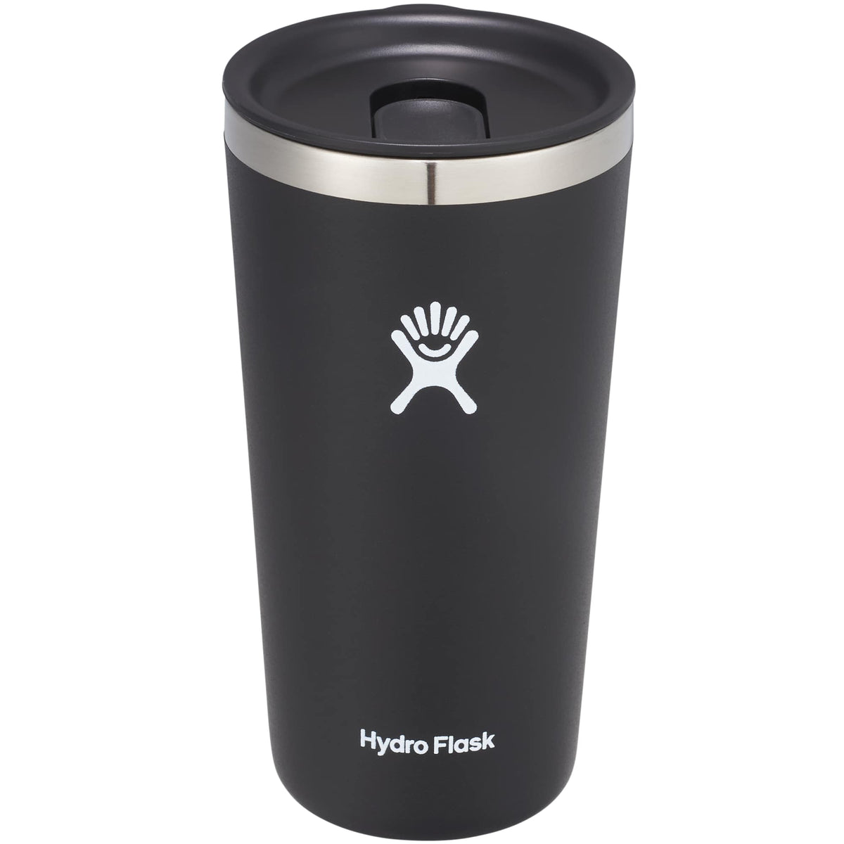 Hydro Flask All Around Tumbler with Press-In Lid, 20 oz Laser Engraving - Black - Back