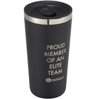 Hydro Flask All Around Tumbler with Press-In Lid, 20 oz Laser Engraving - Black - Right Angle