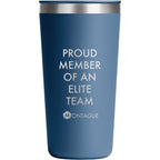 Hydro Flask All Around Tumbler with Press-In Lid, 20 oz Laser Engraving - Harbor Blue - Photo