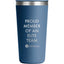 Hydro Flask All Around Tumbler with Press-In Lid, 20 oz Laser Engraving - Harbor Blue - Photo