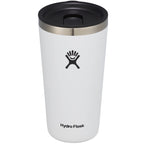Hydro Flask All Around Tumbler with Press-In Lid, 20 oz Laser Engraving - White - Back