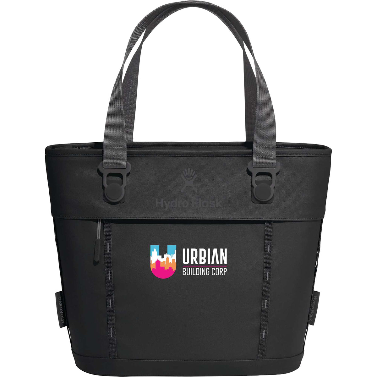 Hydro Flask Carryout Soft Cooler Tote, 10 L Transfer - Black - Front