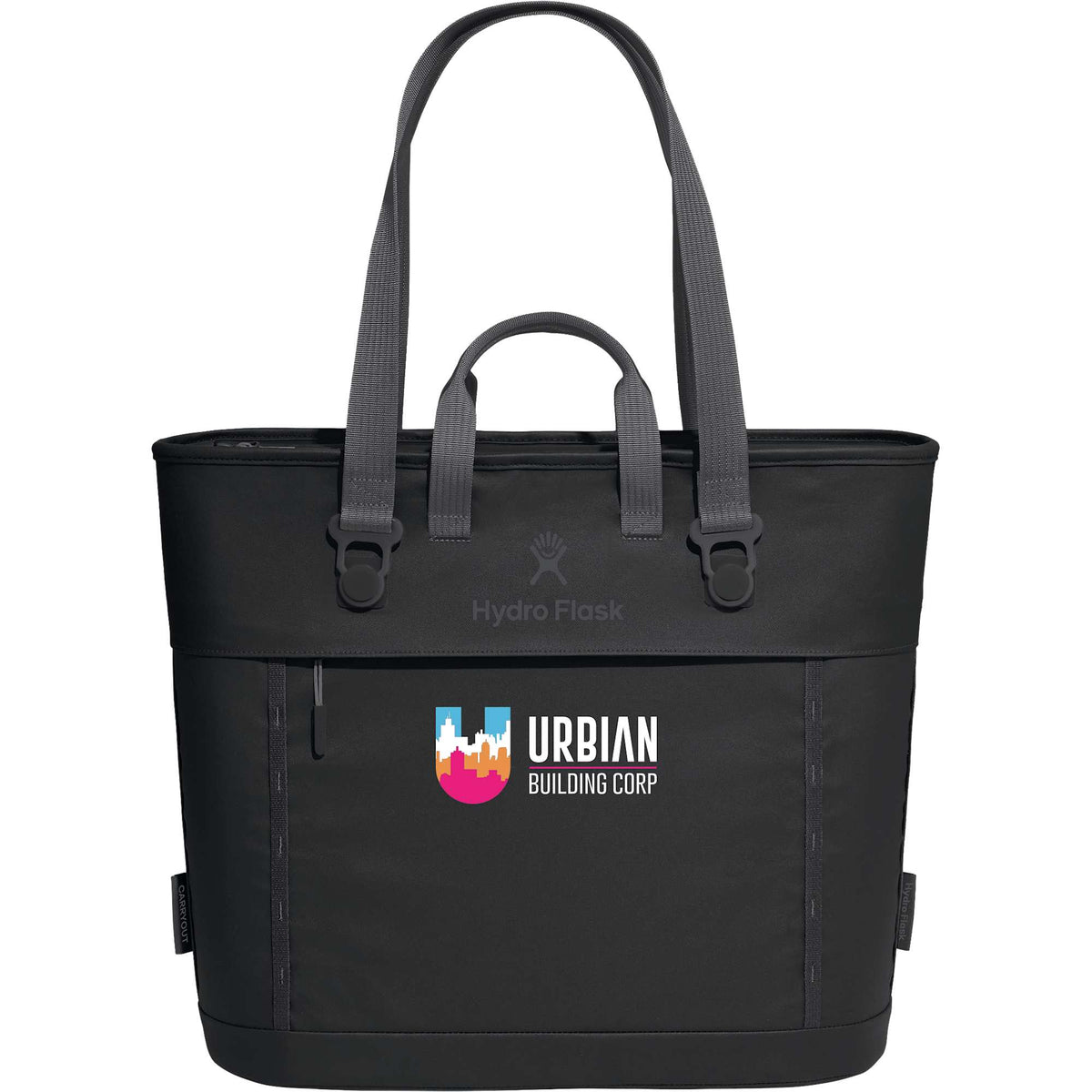 Hydro Flask Carryout Soft Cooler Tote, 20 L Transfer - Black - Front