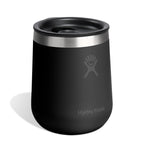Hydro Flask Ceramic Lined Wine Tumbler, 10 oz Laser Engraving - Black - View 3
