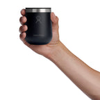 Hydro Flask Ceramic Lined Wine Tumbler, 10 oz Laser Engraving - Black - View 4