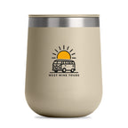 Hydro Flask Ceramic Lined Wine Tumbler, 10 oz Laser Engraving - Oat - View 1