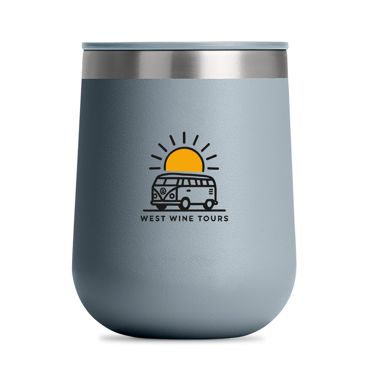 Hydro Flask Ceramic Lined Wine Tumbler, 10 oz Laser Engraving - Shale Gray - View 1