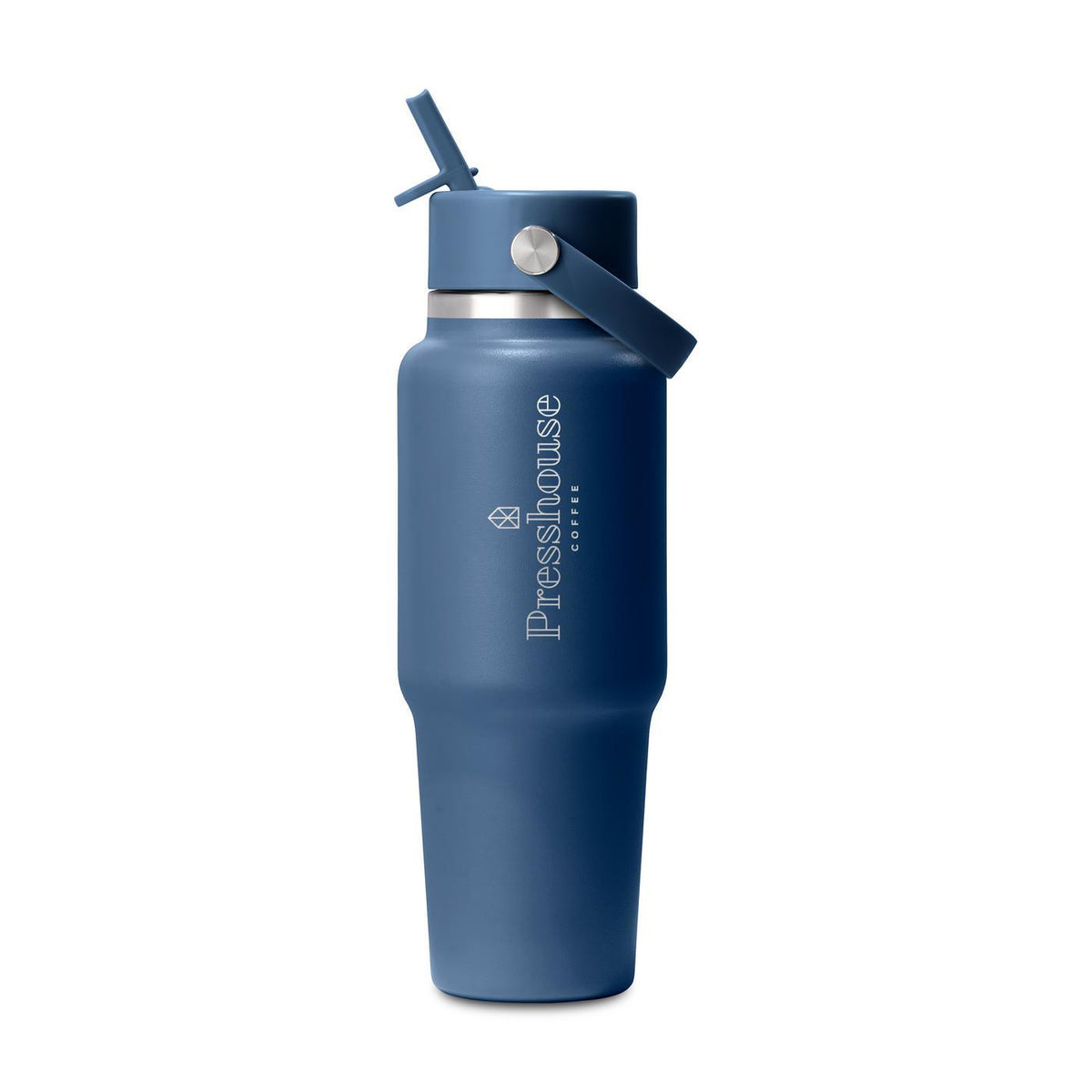Hydro Flask Cupholder Friendly Straw Bottle, 32 oz Full Color - Harbor Blue - View 1