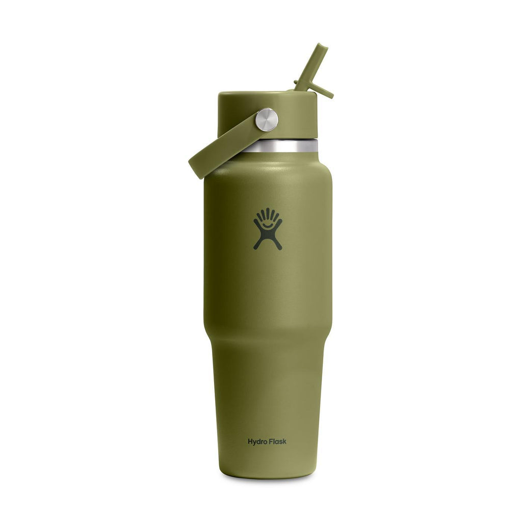 Hydro Flask Cupholder Friendly Straw Bottle, 32 oz Full Color - Palmer Green - View 2