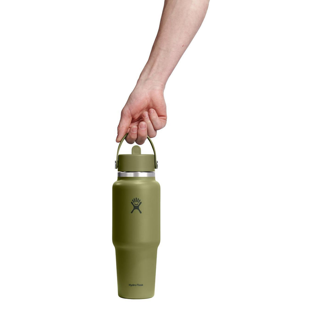 Hydro Flask Cupholder Friendly Straw Bottle, 32 oz Full Color - Palmer Green - View 4