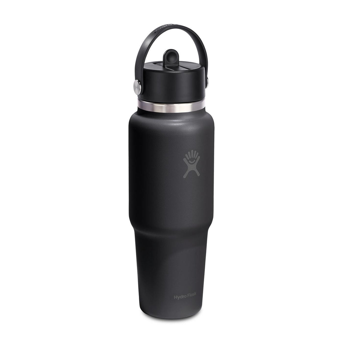 Hydro Flask Cupholder Friendly Straw Bottle, 32 oz Laser Engraving - Black - View 3