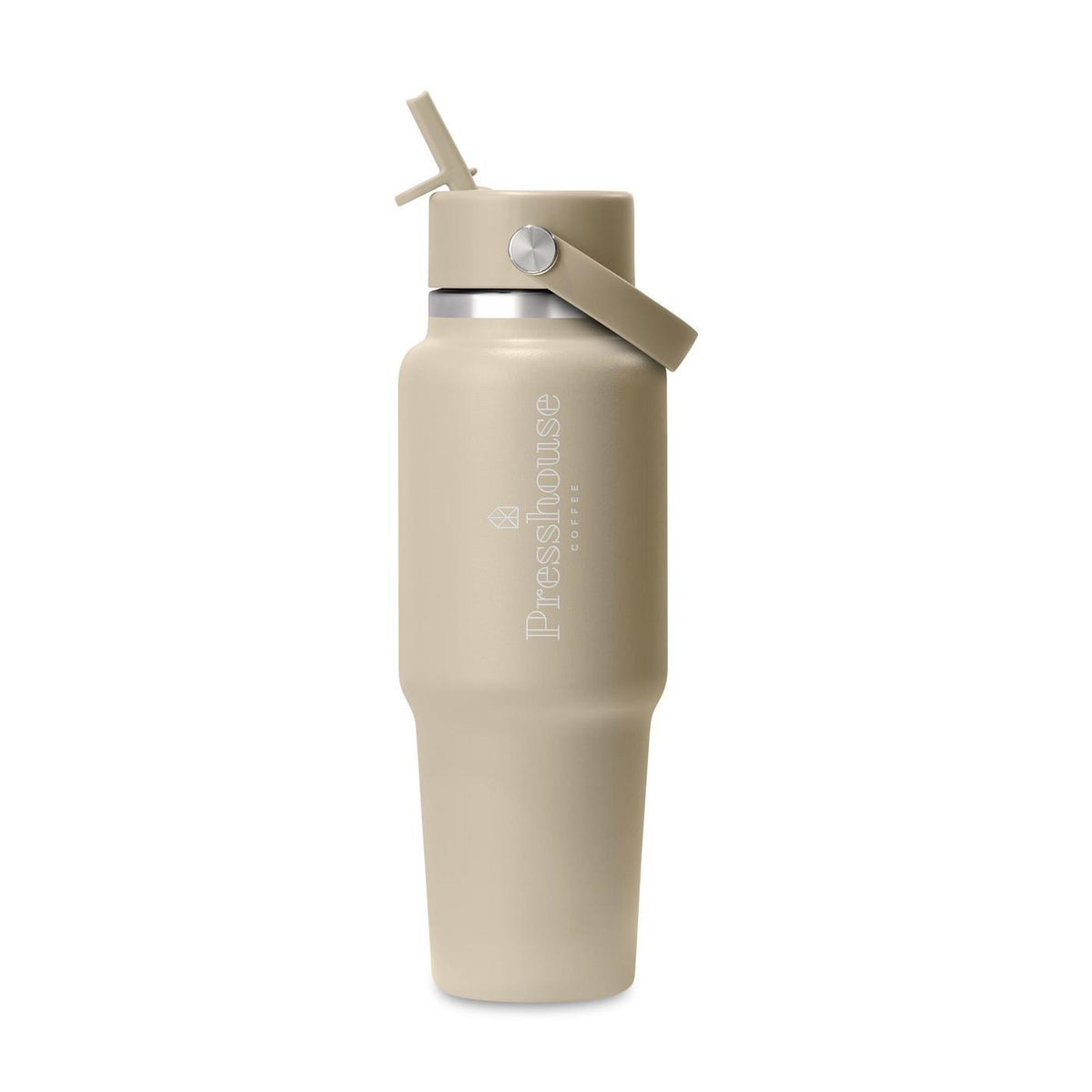 Hydro Flask Cupholder Friendly Straw Bottle, 32 oz Laser Engraving - Oat - View 1