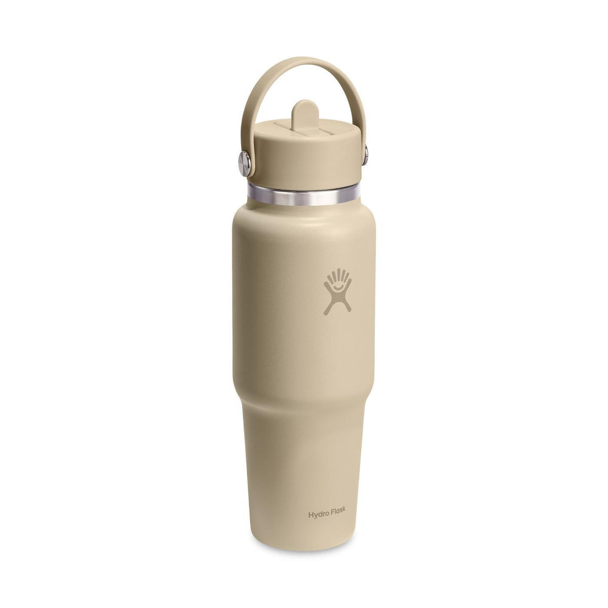 Hydro Flask Cupholder Friendly Straw Bottle, 32 oz Laser Engraving - Oat - View 3