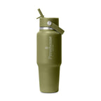 Hydro Flask Cupholder Friendly Straw Bottle, 32 oz Laser Engraving - Palmer Green - View 1