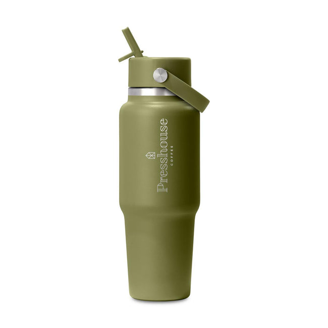 Hydro Flask Cupholder Friendly Straw Bottle, 32 oz Laser Engraving