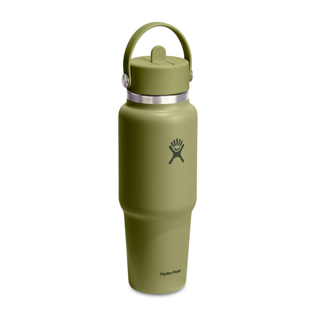 Hydro Flask Cupholder Friendly Straw Bottle, 32 oz Laser Engraving - Palmer Green - View 3