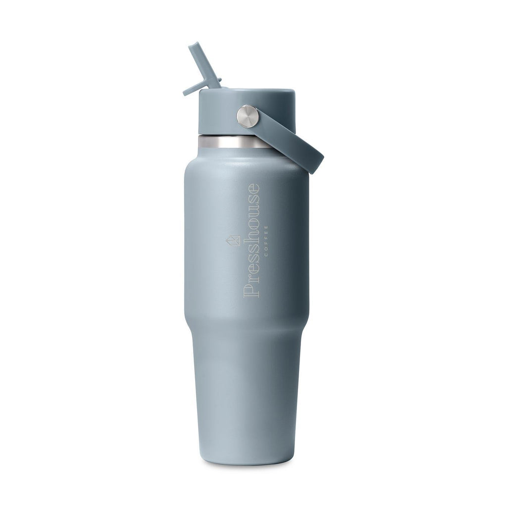 Hydro Flask Cupholder Friendly Straw Bottle, 32 oz Laser Engraving - Shale Gray - View 1