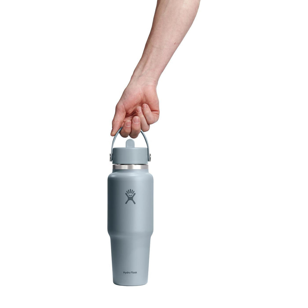 Hydro Flask Cupholder Friendly Straw Bottle, 32 oz Laser Engraving - Shale Gray - View 4