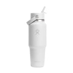 Hydro Flask Cupholder Friendly Straw Bottle, 32 oz Laser Engraving - White - View 2