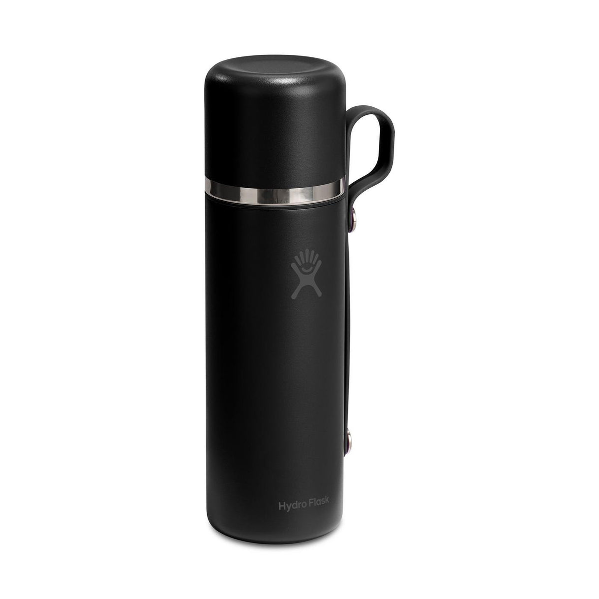 Hydro Flask Insulated Flask with Integrated Cup, 28 oz Full Color - Black - View 3