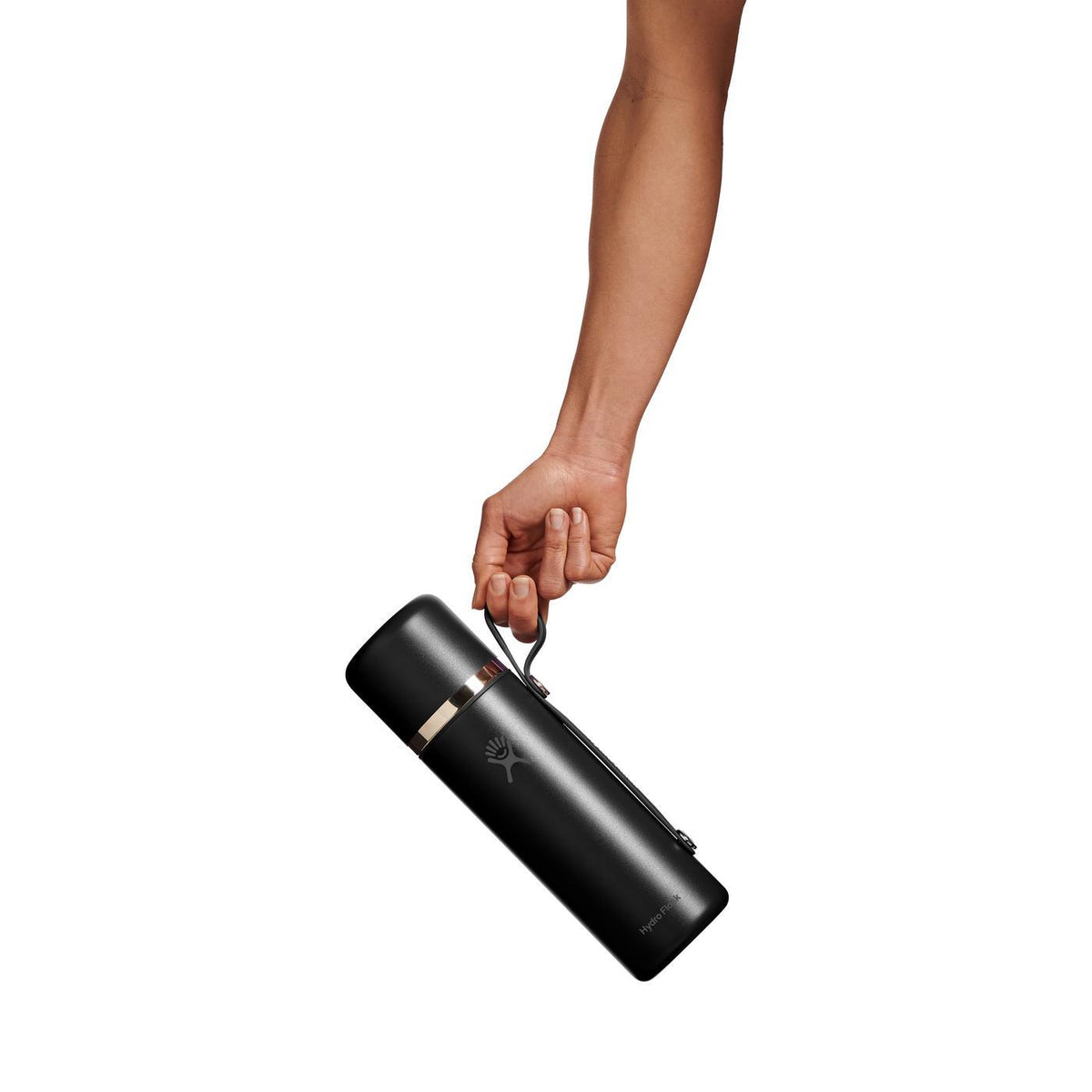 Hydro Flask Insulated Flask with Integrated Cup, 28 oz Full Color - Black - View 6