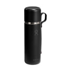 Hydro Flask Insulated Flask with Integrated Cup, 28 oz Laser Engraving - Black - View 3