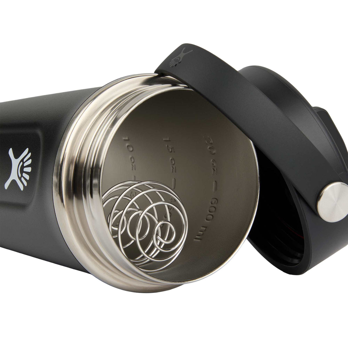 Hydro Flask Insulated Shaker Bottle, 24 oz - Black - Detail