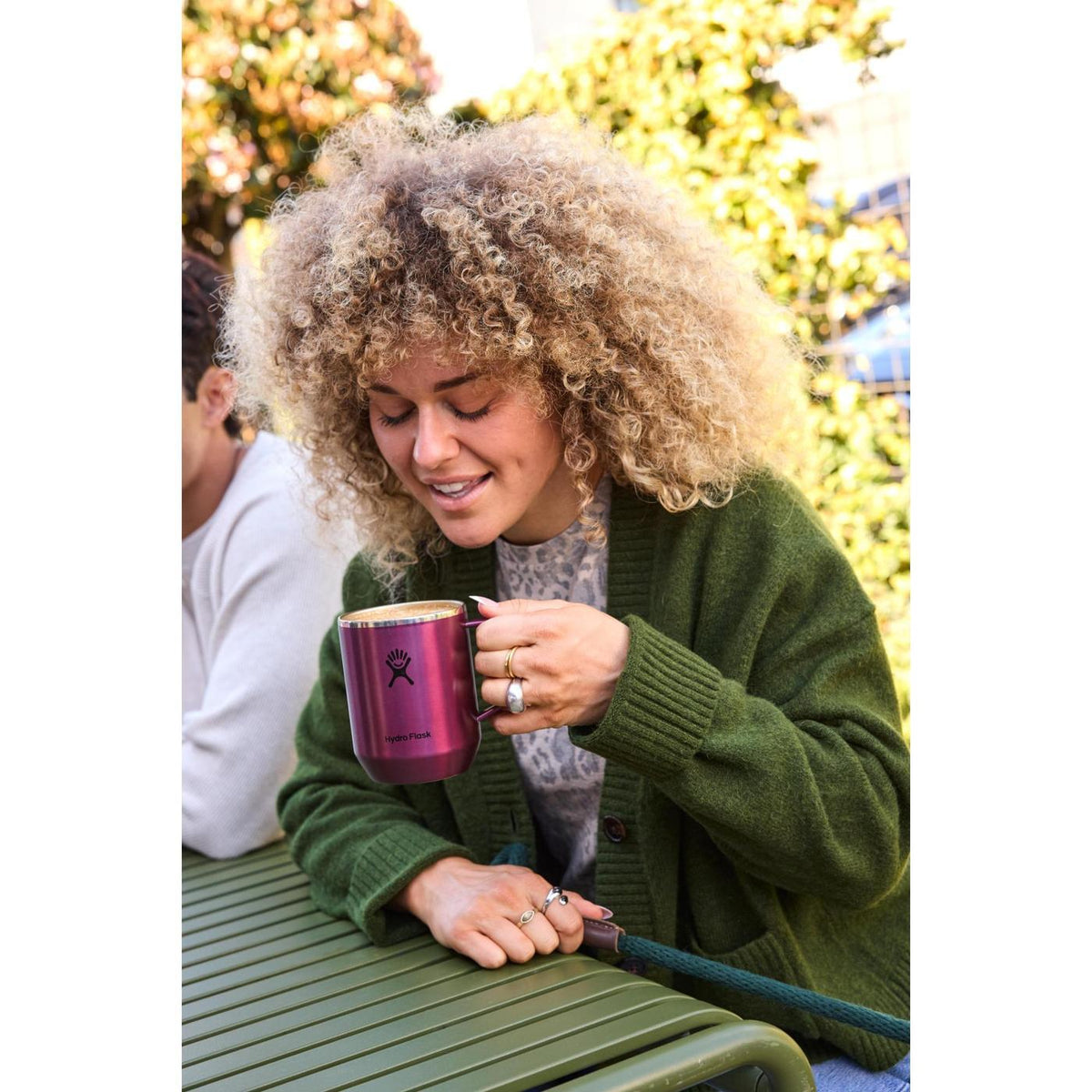 Hydro Flask Lightweight Stacking Mug, 12 oz Full Color - Garnet Red - View 7