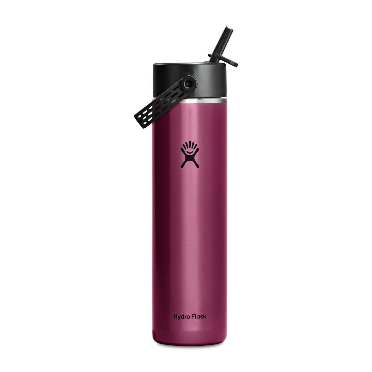 Hydro Flask Lightweight Straw Cap Bottle, 24 oz Full Color - Garnet Red - View 2