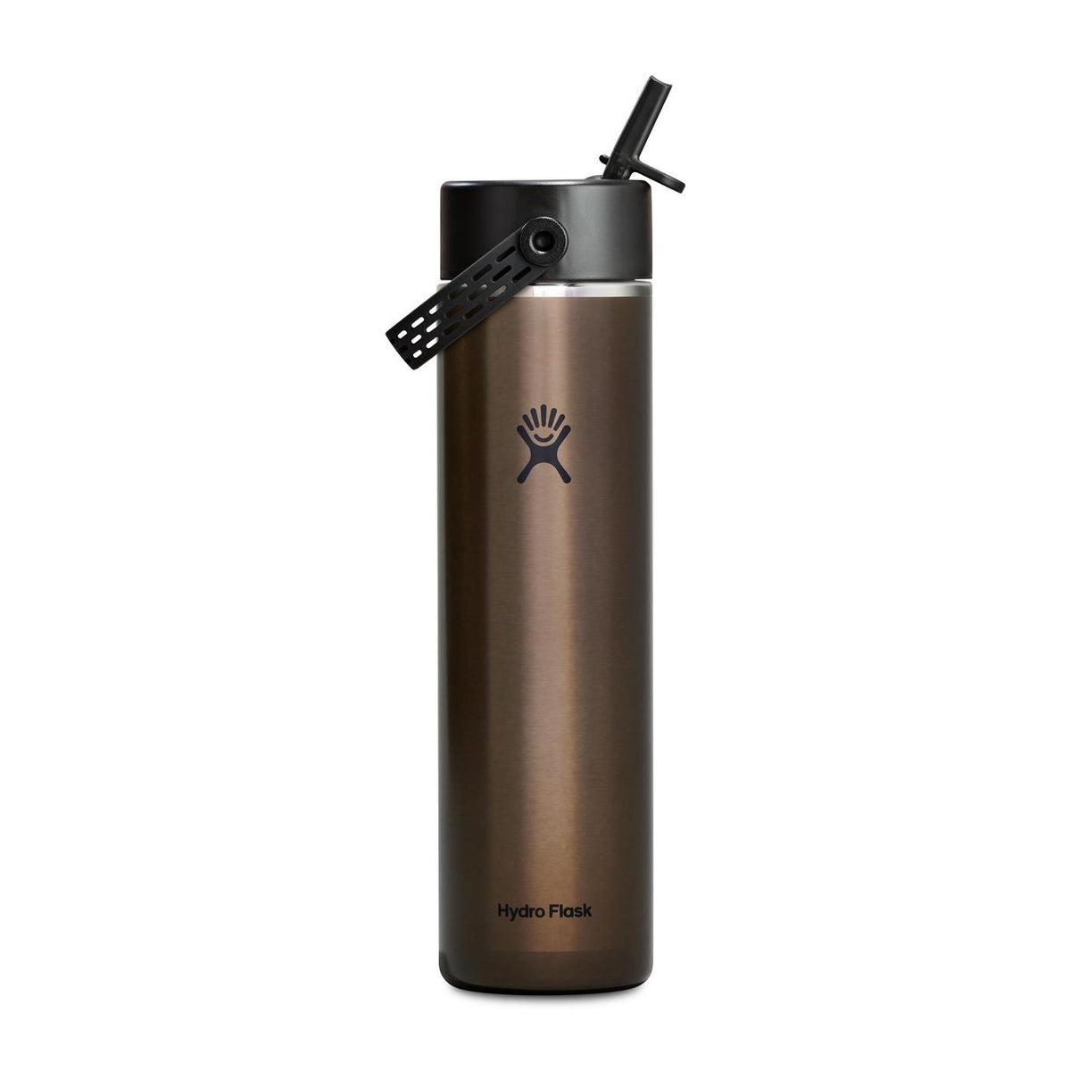 Hydro Flask Lightweight Straw Cap Bottle, 24 oz Full Color - Obsidian - View 2