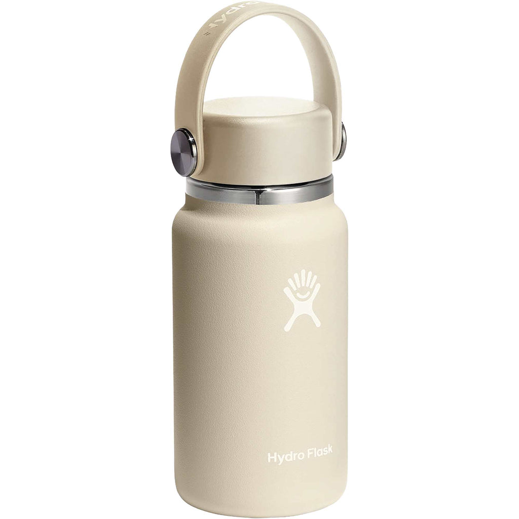 Hydro Flask Micro Hydro Mini Bottle, Oat, 6.7 oz Laser Engraving - Oat - Right Angle
