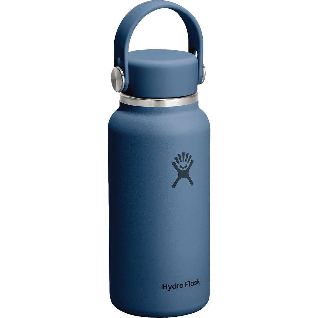 Hydro Flask Micro Hydro Mini Bottle with FlexClip, 10 oz Laser Engraving - Harbor Blue - Photo 2