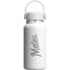 Hydro Flask Micro Hydro Mini Bottle with FlexClip, 10 oz Laser Engraving - White - Front