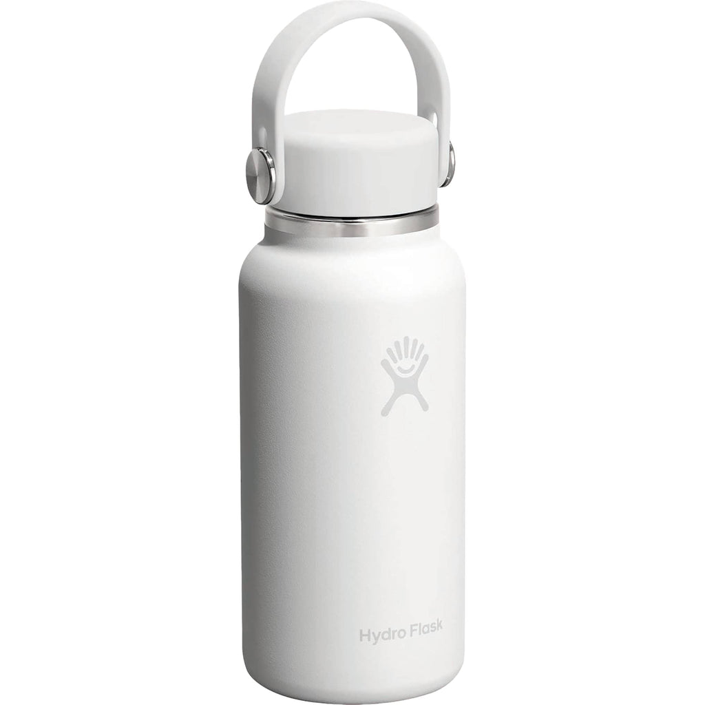 Hydro Flask Micro Hydro Mini Bottle with FlexClip, 10 oz Laser Engraving - White - Photo 2