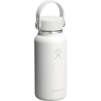 Hydro Flask Micro Hydro Mini Bottle with FlexClip, 10 oz Laser Engraving - White - Photo 2