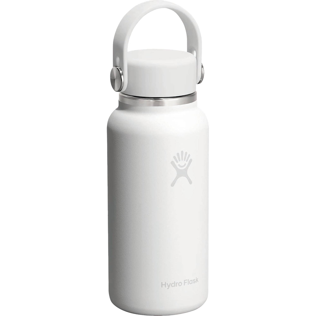 Hydro Flask Micro Hydro Mini Bottle with FlexClip, 10 oz Laser Engraving - White - Photo 2