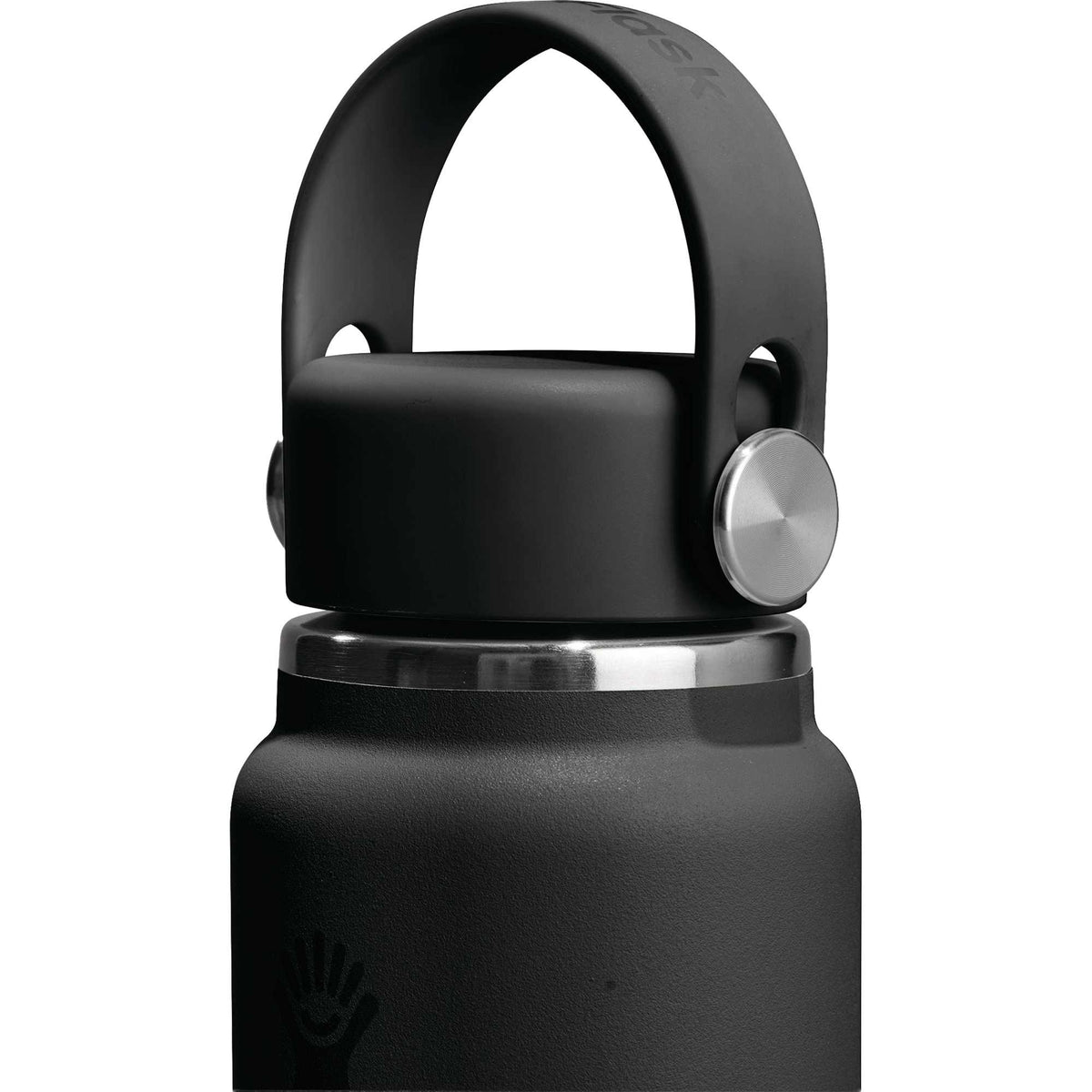 Hydro Flask Micro Hydro Mini Bottle with FlexClip, 13.5 oz Laser Engraving - Black - Photo 4