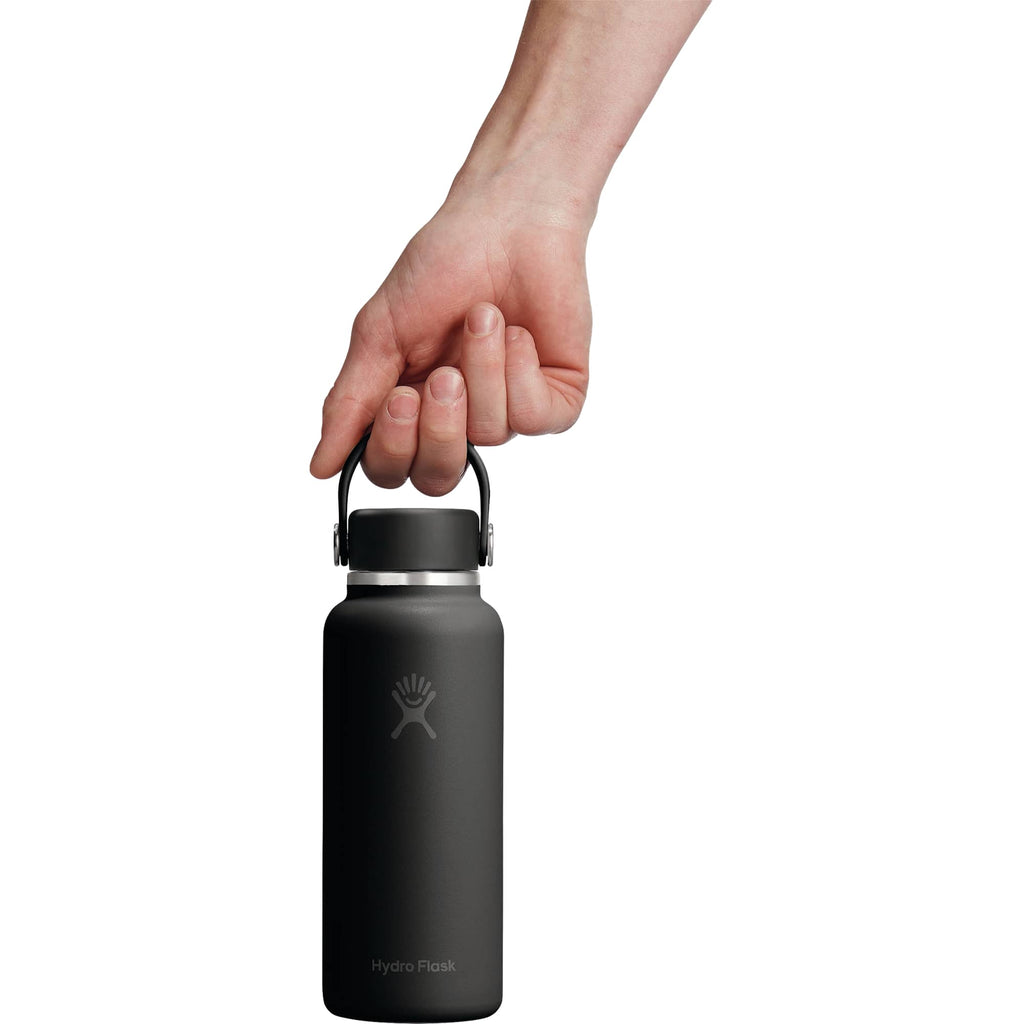 Hydro Flask Micro Hydro Mini Bottle with FlexClip, 13.5 oz Laser Engraving - Black - Photo 6