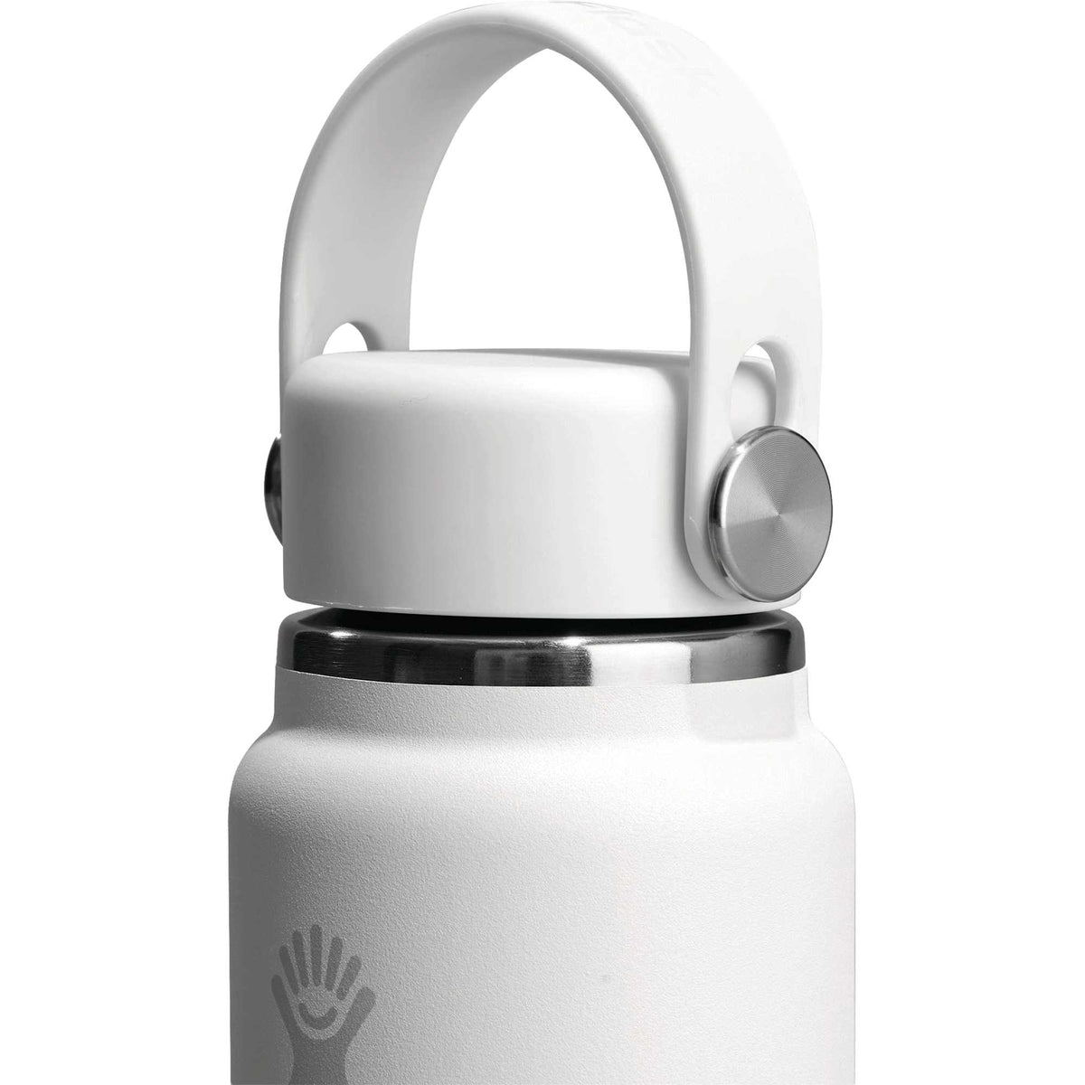 Hydro Flask Micro Hydro Mini Bottle with FlexClip, 13.5 oz Laser Engraving - White - Photo 5