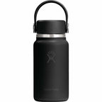 Hydro Flask Micro Hydro Mini Bottle with FlexClip, 6.7 oz Laser Engraving - Black - Back
