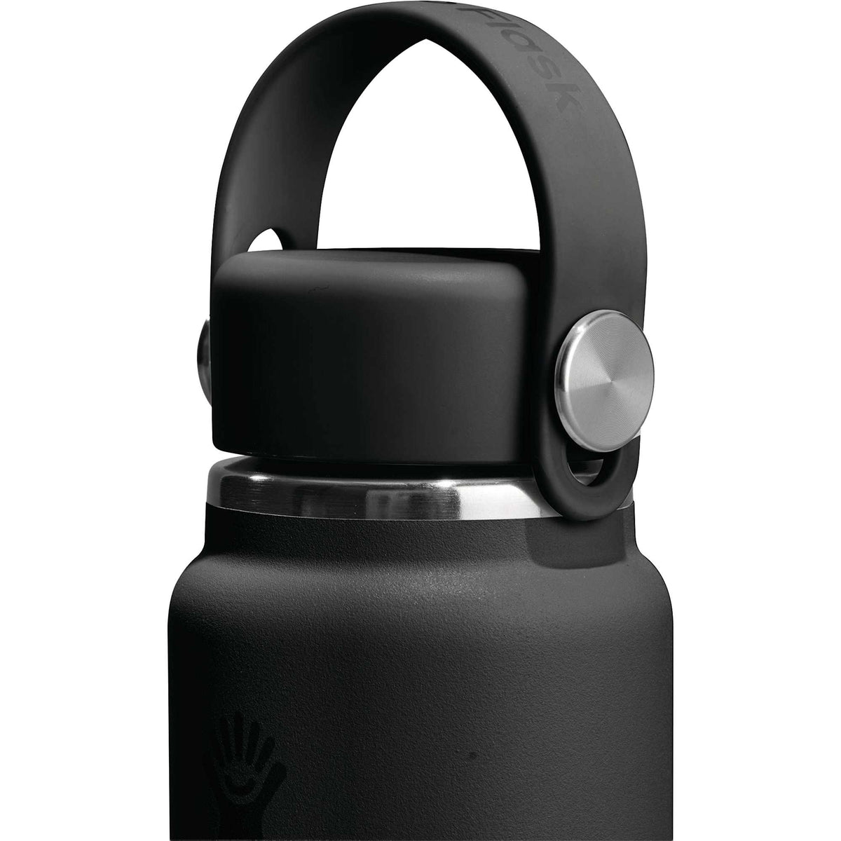 Hydro Flask Micro Hydro Mini Bottle with FlexClip, 6.7 oz Laser Engraving - Black - Detail 2