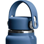 Hydro Flask Micro Hydro Mini Bottle with FlexClip, 6.7 oz Laser Engraving - Harbor Blue - Front Detail