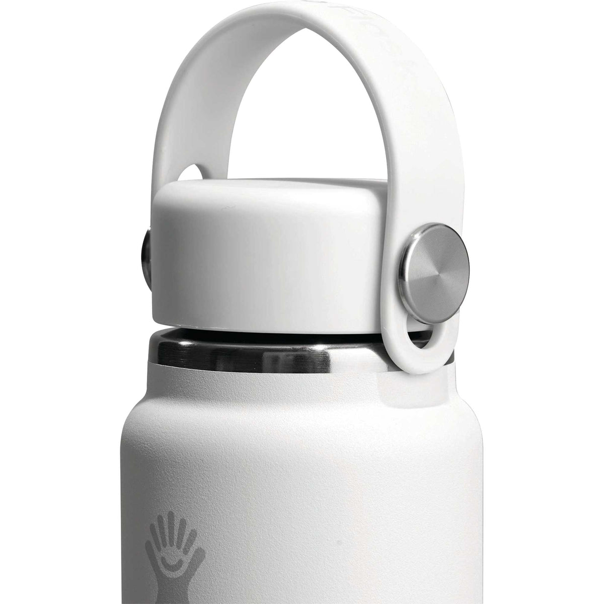 Hydro Flask Micro Hydro Mini Bottle with FlexClip, 6.7 oz Laser Engraving - White - Photo 2